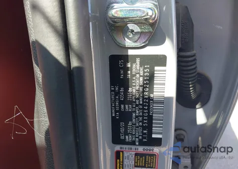 2024 Kia K5 Gt-Line from USA, damaged, VIN 5XXG64J2XRG251351